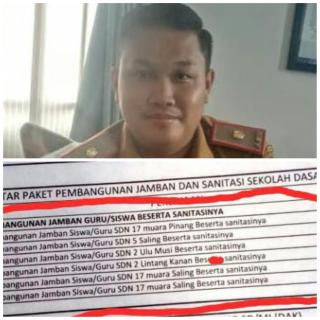  Ditemukan Kejanggalan Pada Lembaran Daftar Alokasi Khusus (DAK) SDN-17 Kabupaten Empat Lawang, Kepala Dinas Blokir Nomer Telepon Seluler Wartawan